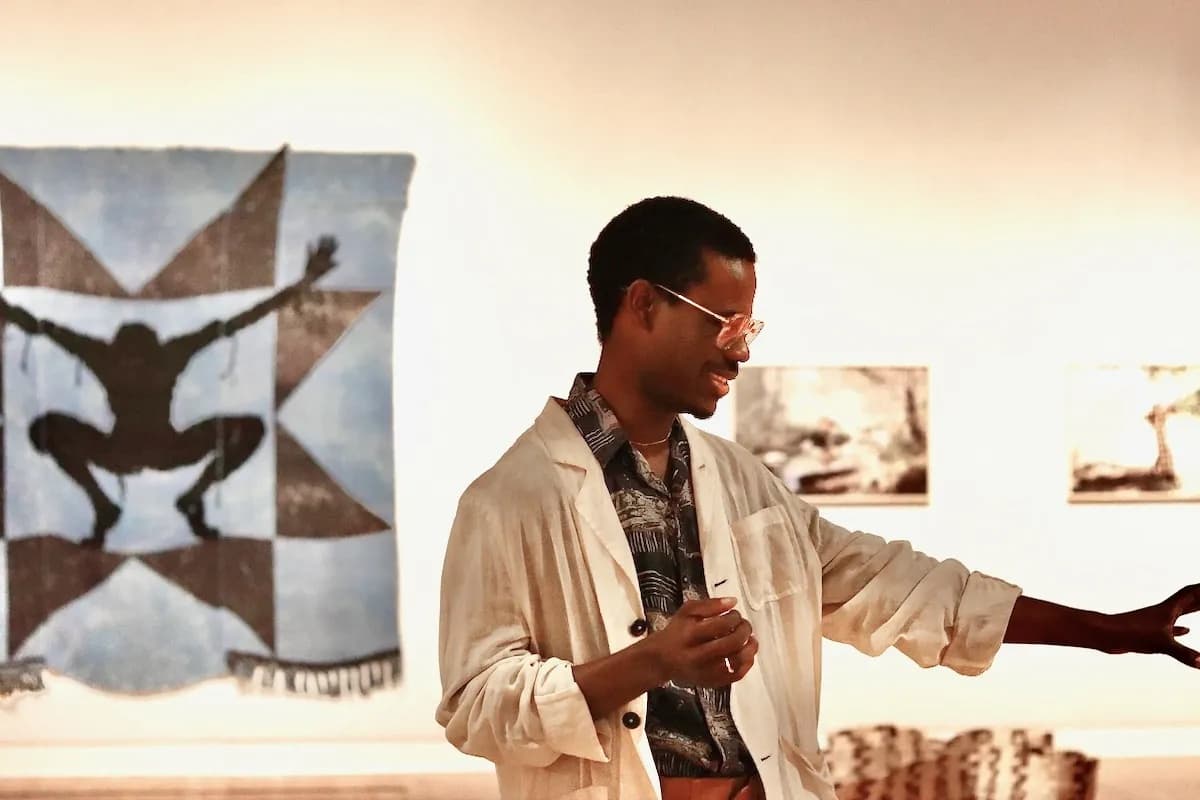Diedrick Brackens featured in "A new exhibit at the Mint Museum Randolph pays homage to various forms of Black art"