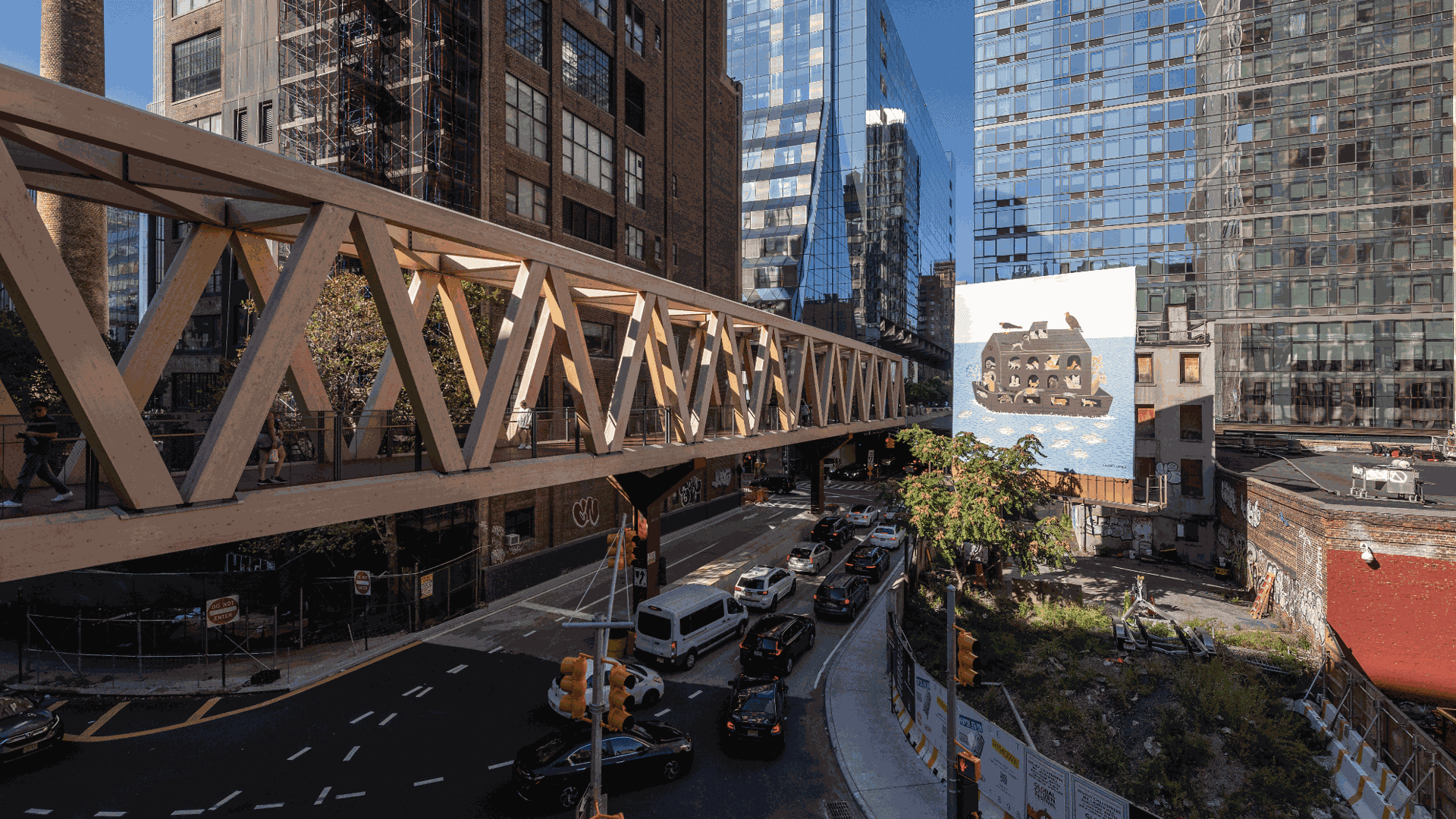 Jesse Homer French's meaningful billboards down the High Line