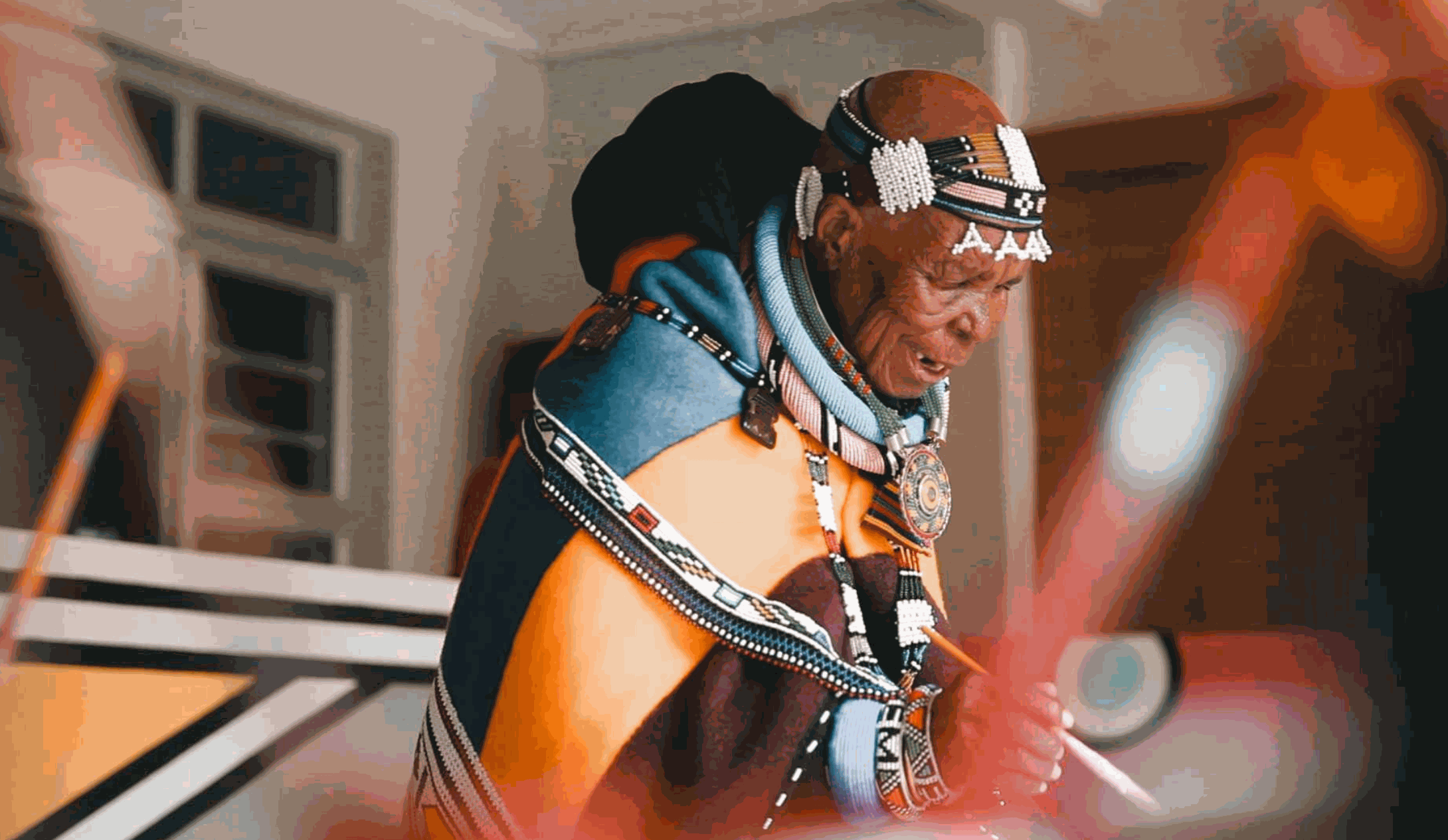 Actor and Talk Art podcast co-host Russell Tovey presents his private collection in response to the Esther Mahlangu honored as official partner for Frieze London 2024