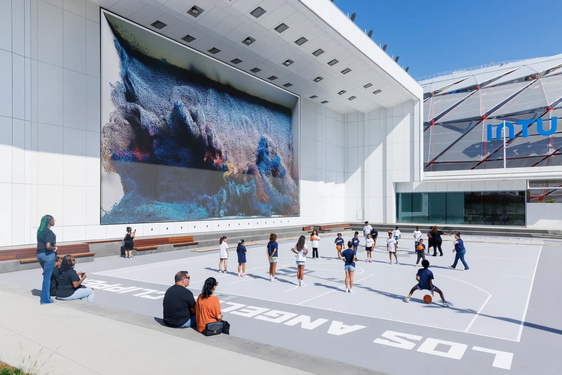 $11m worth of public art at the LA Clippers' new arena