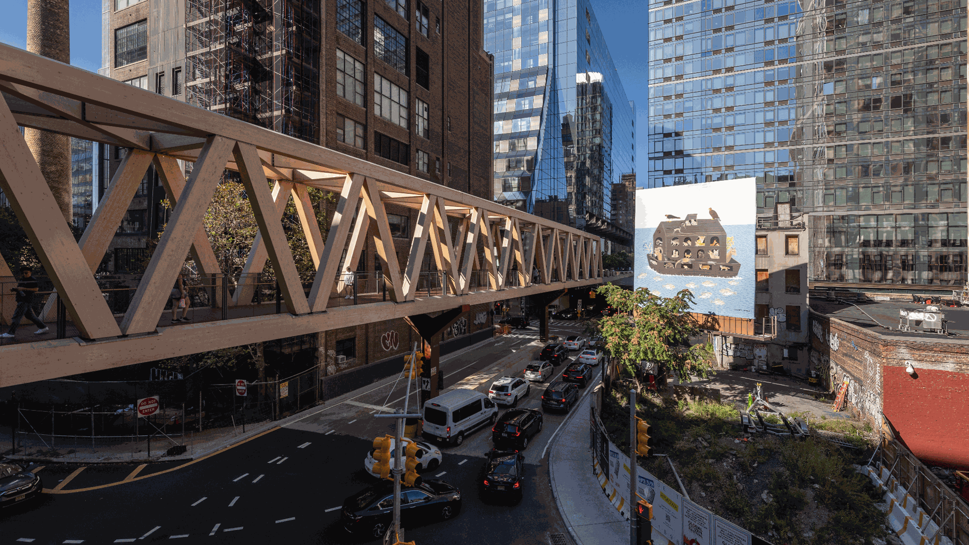 Jesse Homer French's meaningful billboards down the High Line