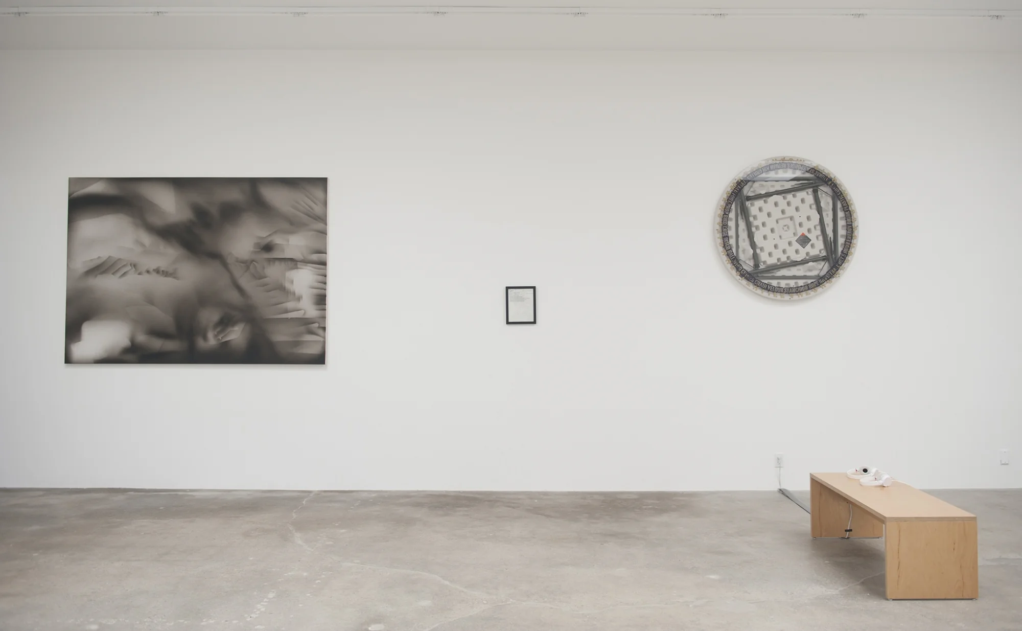 The Slick & The Sticky, Co-curated with Vanessa Place - Dora Budor, Antoine Catala, Alex Fleming, Andrea Fraser, Lisa Jarrett, Jacob Kassay, Mary Kelly, Sean Kennedy, Andrea Longacre-White, Park McArthur, Vanessa Place, Stephanie Taylor, Jeff Zilm